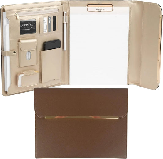 Leather document folder