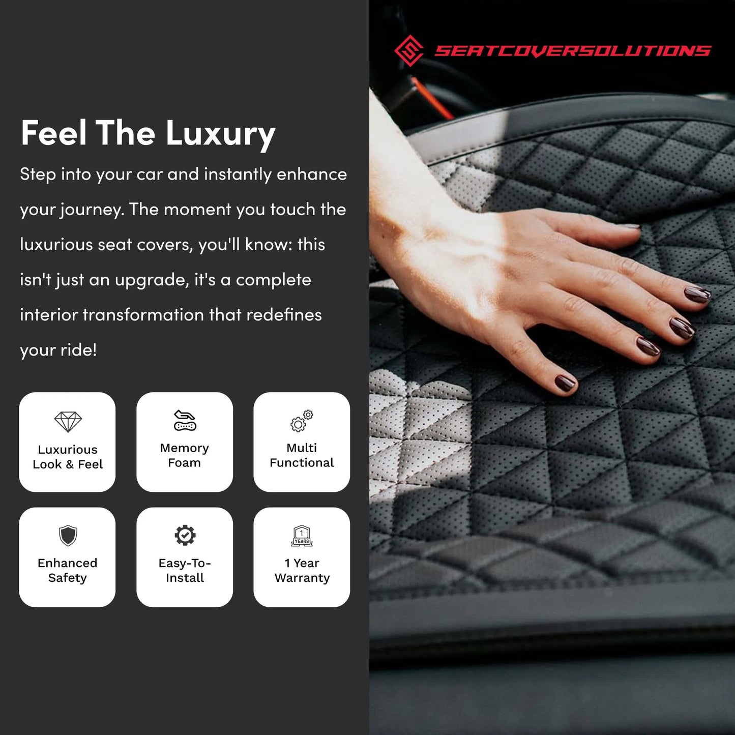 Luxury Breathable Car Seat Cover